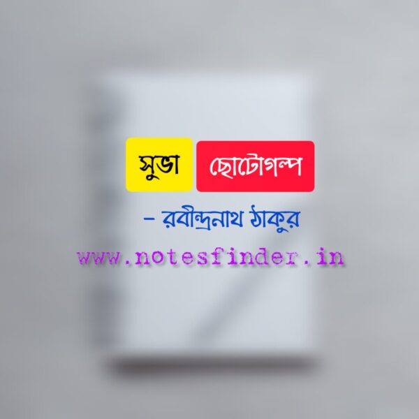 সুভা (ছোটোগল্প) – রবীন্দ্রনাথ ঠাকুর