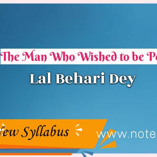 THE MAN WHO WISHED TO BE PERFECT from Folk Tales of Bengal by Lal Behari Dey