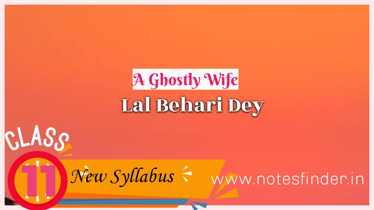 A Ghostly Wife from Folk Tales of Bengal by Lal Behari Dey